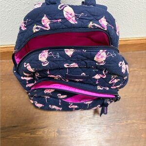Flamingo Print Backpack